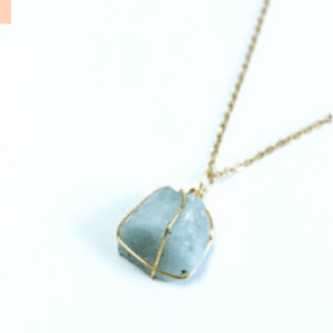 COLLAR AGUA MARINA