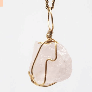 COLLAR CUARZO ROSA