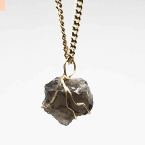 COLLAR CUARZO AHUMADO